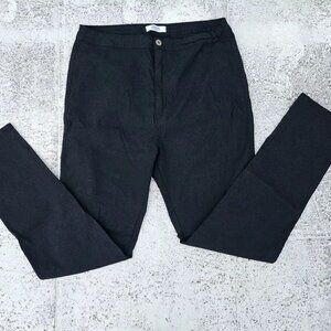 Soho Girl Women Pant Black Cotton Blend Slim Fit Stretched Jegging Pant Size 3X